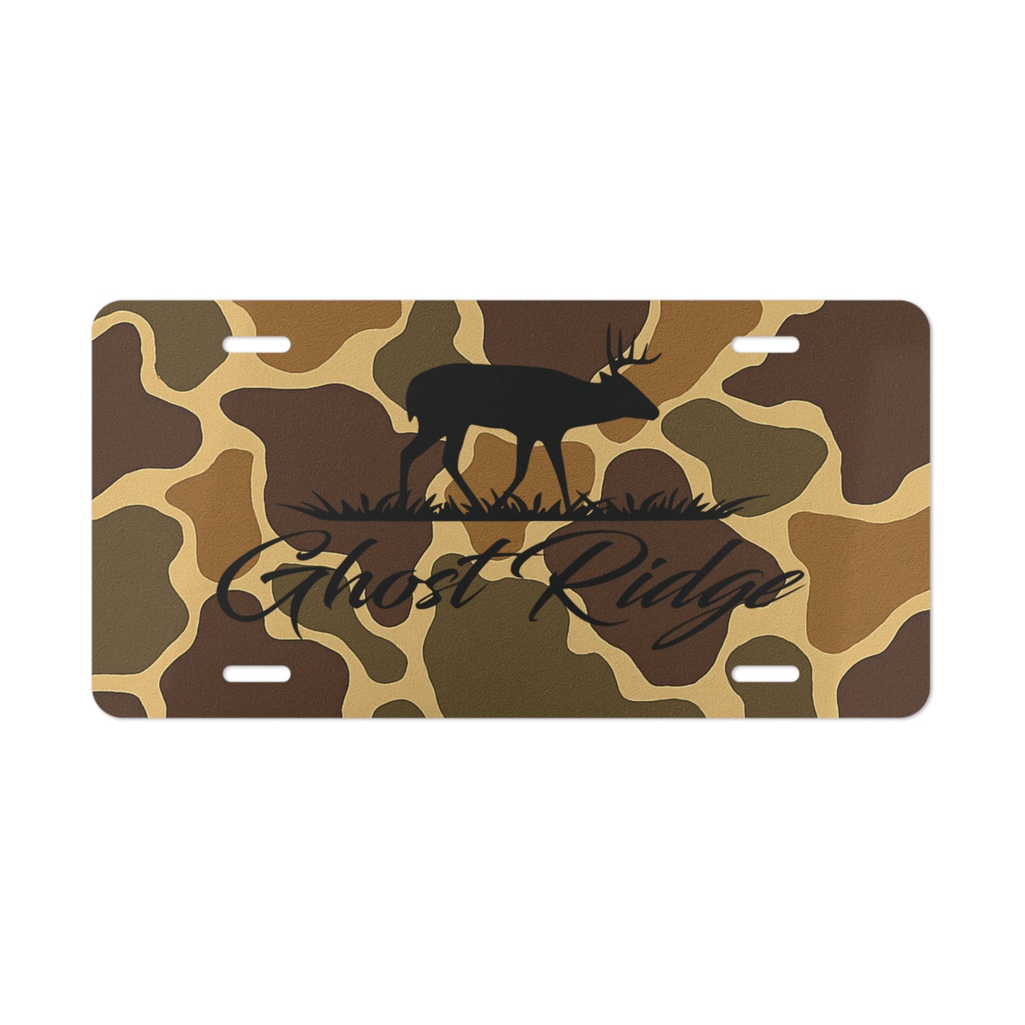 Custom Camouflage Ghost Ridge Cruiser Vanity Plate