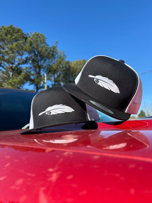 Black/White Yupoong Classic GR Feather