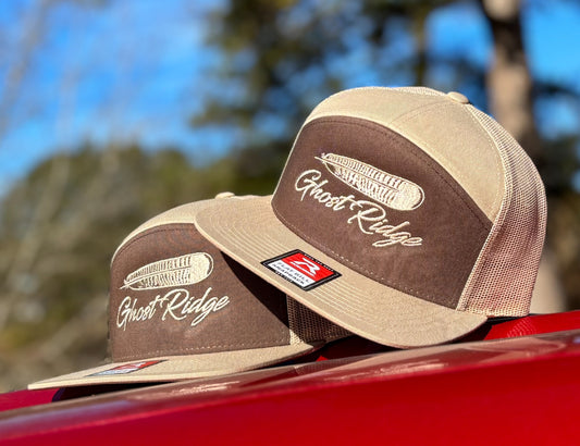 Richardson 168 Khaki/Brown 7 Panel Feather