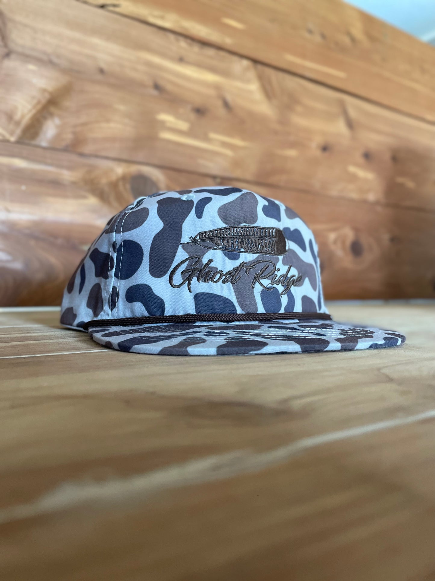 Old School Brown Lost Hat Rope Hat