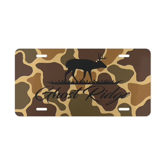 Custom Camouflage Ghost Ridge Cruiser Vanity Plate