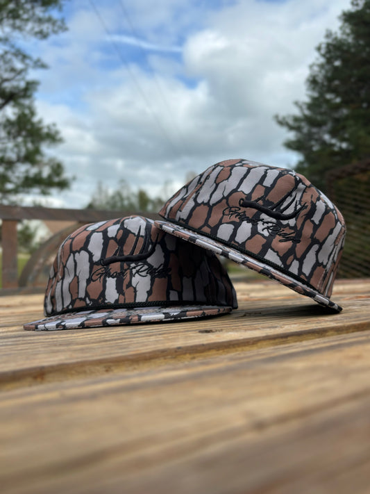 Old School Camouflage Buckhorn Rope Hat