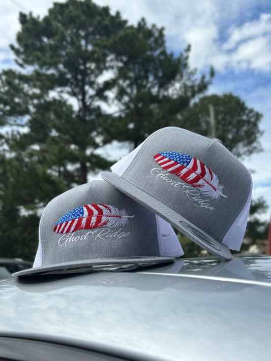 Heather Grey/White Freedom Feather