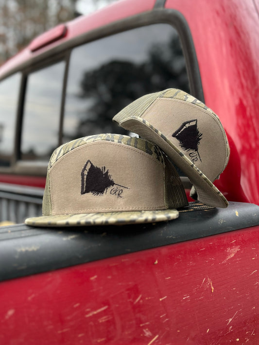 Mossyoak Bottomland Hat 7 Panel