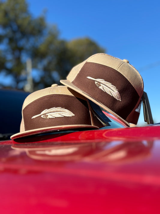 Brown/Khaki Richardson 7 Panel GR Feather