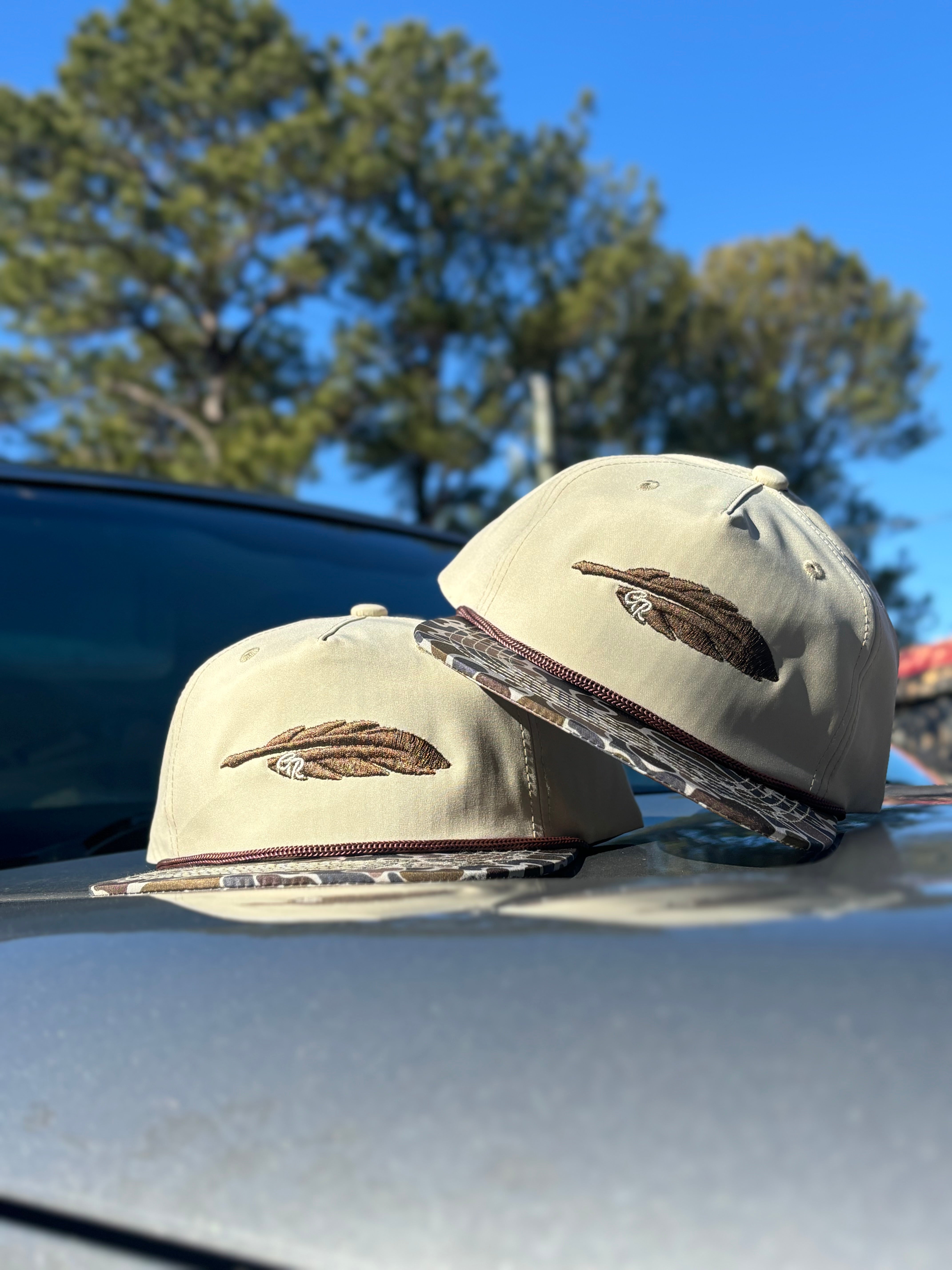 Ghost Ridge Caps Birch/Camo GR Feather Rope Hat – Ghost Ridge