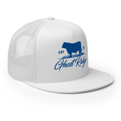 Grey/White Yupoong 6006 Cattle Hat